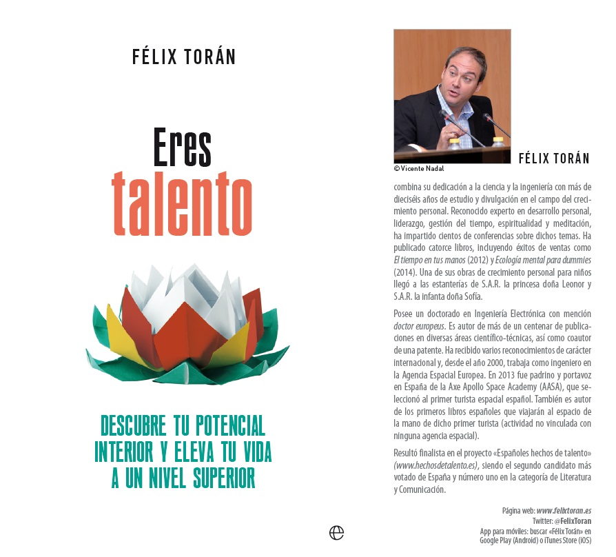 ¡Ya falta muy poco! El martes 16 de febrero llega a las librerías mi nuevo libro «Eres talento»