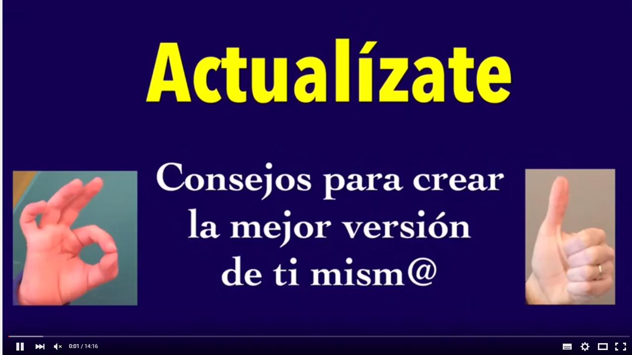 ¡El video-curso «Actualízate» sigue avanzando!